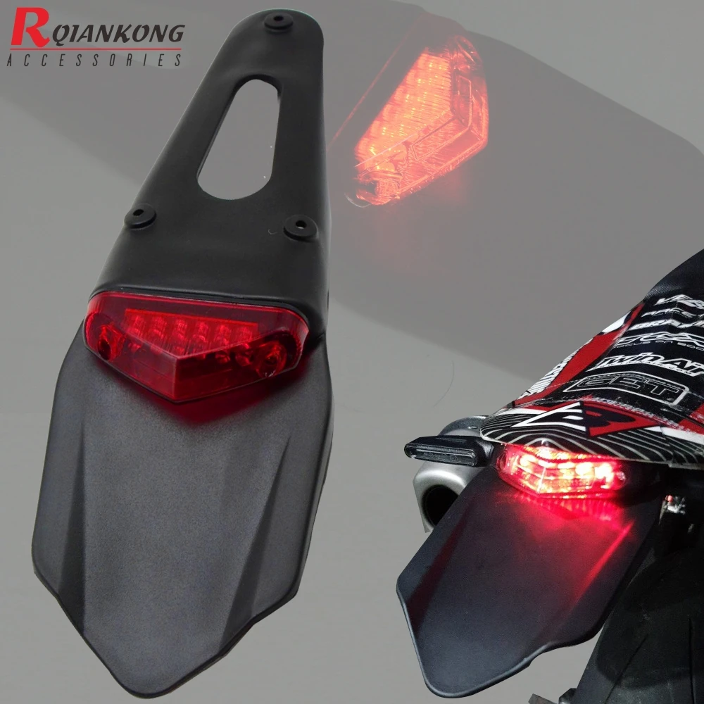 Moto Dirt Bike Rear Fender Brake Stop Light Mudguards LED Tail Lamps For Benelli Motard250 BJ250GY-2 BJ125GY-16A BX CROSS/ENDURO 
Moto Dirt Bike Rear Fender Brake Stop Light Mudguards LED Tail Lamps For Benelli Motard250 BJ250GY-2 BJ125GY-16A BX CROSS/ENDURO