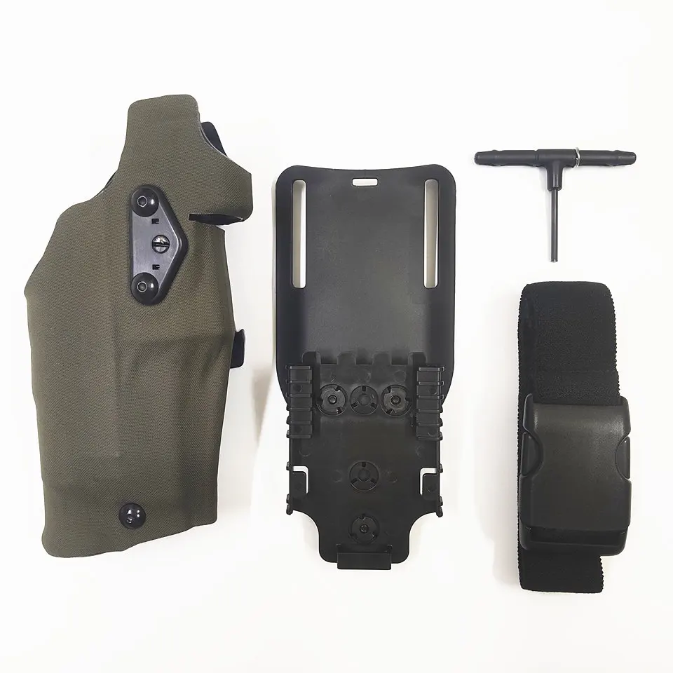 TMC Skirmish Airsoft Holsters Glock17 X300 Holster Drop Adapter Quick Release Holster Gaiter Belt Set Military Tactical Holster
TMC Skirmish Airsoft Holsters Glock17 X300 Holster Drop Adapter Quick Release Holster Gaiter Belt Set Military Tactical Holster