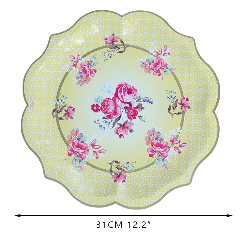 Floral Printing Disposable Tableware Tea Party Supplies Paper Plate Cup Baby Shower Birthday Party Home Decor Wedding Decoration
Floral Printing Disposable Tableware Tea Party Supplies Paper Plate Cup Baby Shower Birthday Party Home Decor Wedding Decoration