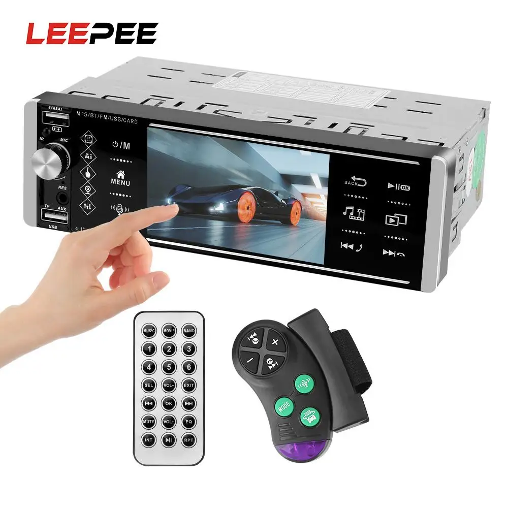 1Din 4 Inch Mp5 Player Touch Car Radio FM 3-USB Intelligent AI Voice Bidirectional Interconnection
1Din 4 Inch Mp5 Player Touch Car Radio FM 3-USB Intelligent AI Voice Bidirectional Interconnection