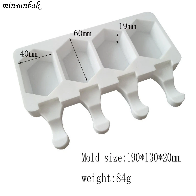 minsunbak 3D Handmade DIY Silicone Ice Cream Mold Eco-Friendly Popsicle Making Tool Dessert Frozen Juice Ice Cube Tray
minsunbak 3D Handmade DIY Silicone Ice Cream Mold Eco-Friendly Popsicle Making Tool Dessert Frozen Juice Ice Cube Tray
