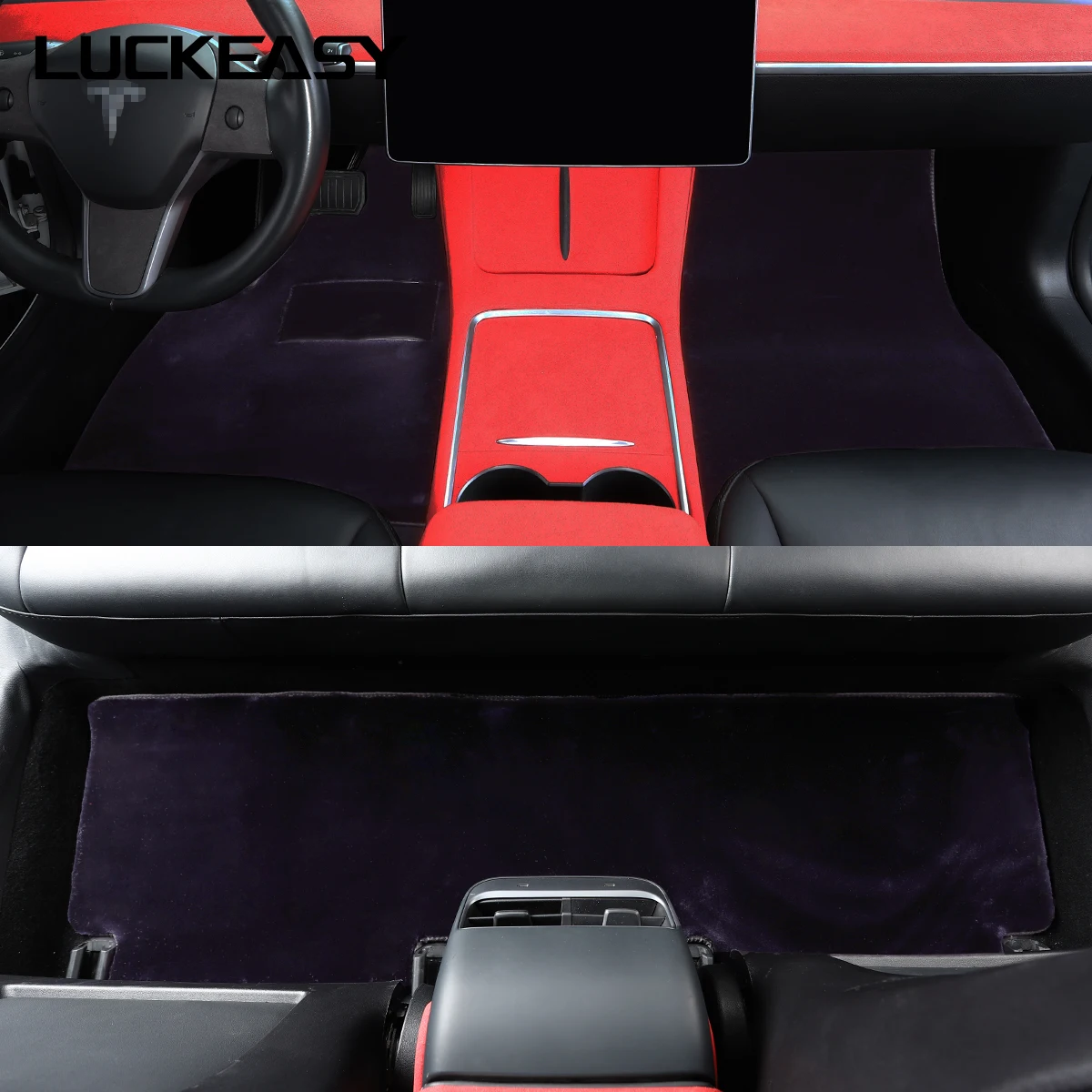 LUCKEASY Car Accessories Interior Modification Flano Autumn and winter warmth Non-slip Floor Mat For Tesla Model 3 2017-2020
LUCKEASY Car Accessories Interior Modification Flano Autumn and winter warmth Non-slip Floor Mat For Tesla Model 3 2017-2020