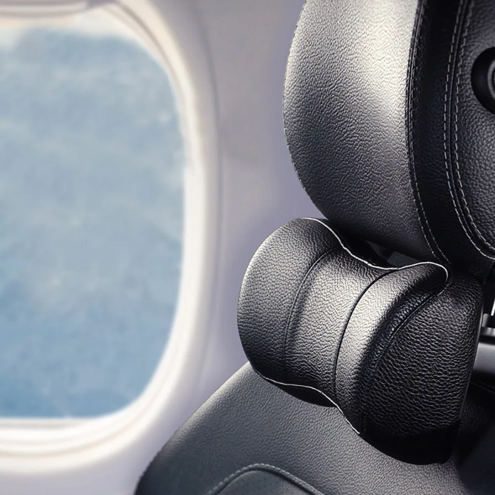 LEEPEE For Seat Chair In Auto PU Leather Auto Head Rest Cushion Car Neck Pillow Universal 3D Memory Foam Neck Rest Cushion
LEEPEE For Seat Chair In Auto PU Leather Auto Head Rest Cushion Car Neck Pillow Universal 3D Memory Foam Neck Rest Cushion