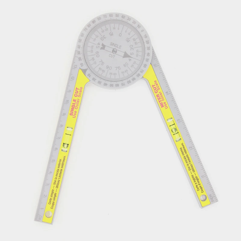 360° Table Saw ABS Miter Gauge Protractor Angle Finder Measuring Tool Carpentry Adjustable Foldable Design
360° Table Saw ABS Miter Gauge Protractor Angle Finder Measuring Tool Carpentry Adjustable Foldable Design