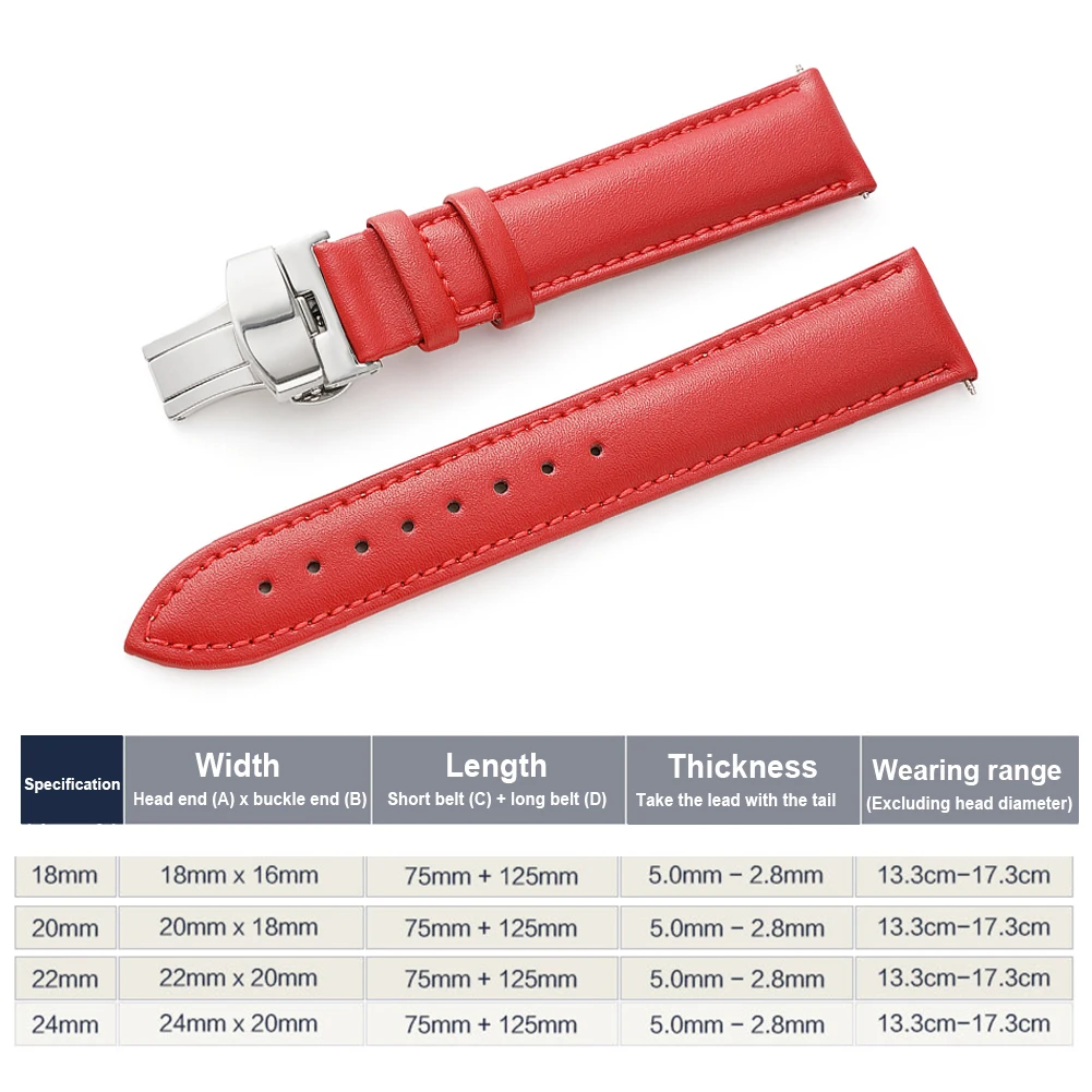 Fashion Unisex Butterfly Buckle Strap Plain Weave Pattern Wristband Watch Accessories
Fashion Unisex Butterfly Buckle Strap Plain Weave Pattern Wristband Watch Accessories