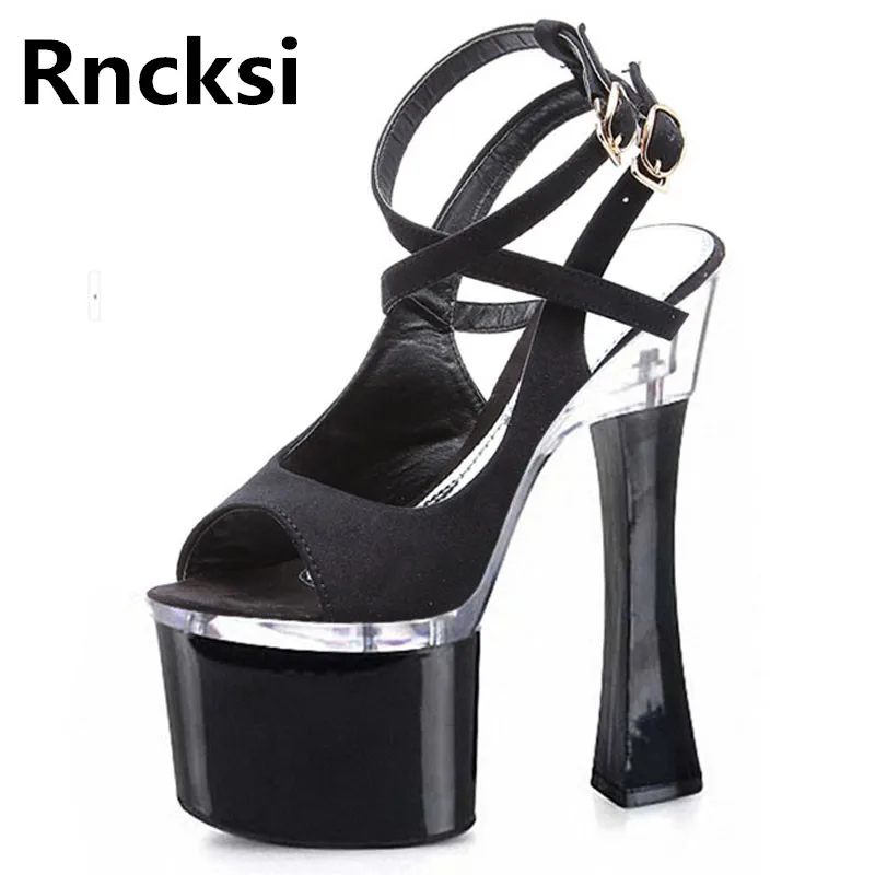 Rncksi Black Sexy Girl's 18cm Square Heels Shoes Party Shoes Party Sandals Patform 18cm High Heels Women's Pole Dance Sandals
Rncksi Black Sexy Girl's 18cm Square Heels Shoes Party Shoes Party Sandals Patform 18cm High Heels Women's Pole Dance Sandals