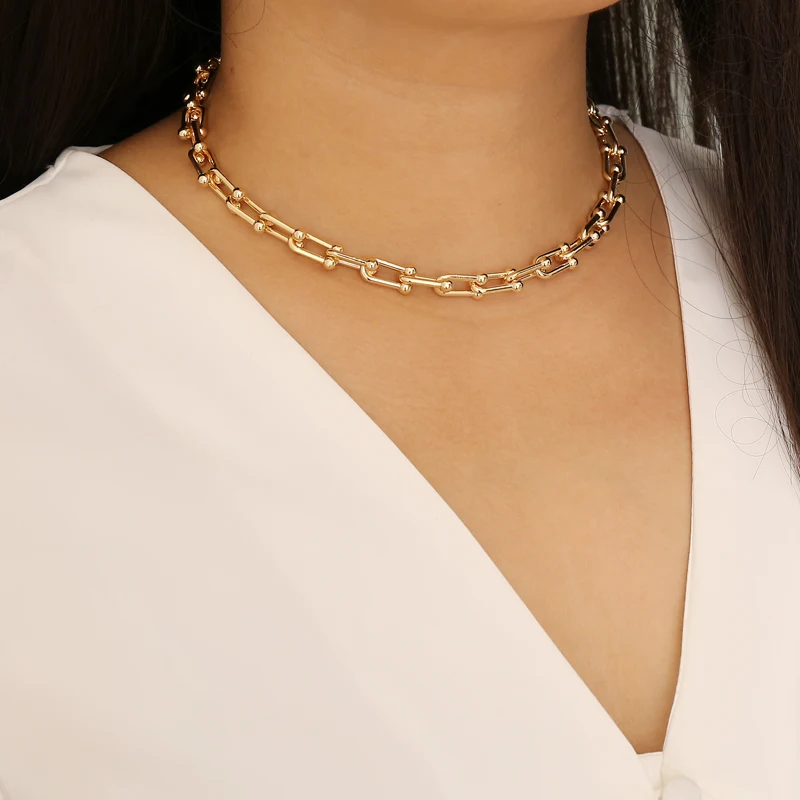 New Bohemian Jewelry Geometric Metal Chain Necklace Fashion Design Ladies Necklace N799
New Bohemian Jewelry Geometric Metal Chain Necklace Fashion Design Ladies Necklace N799