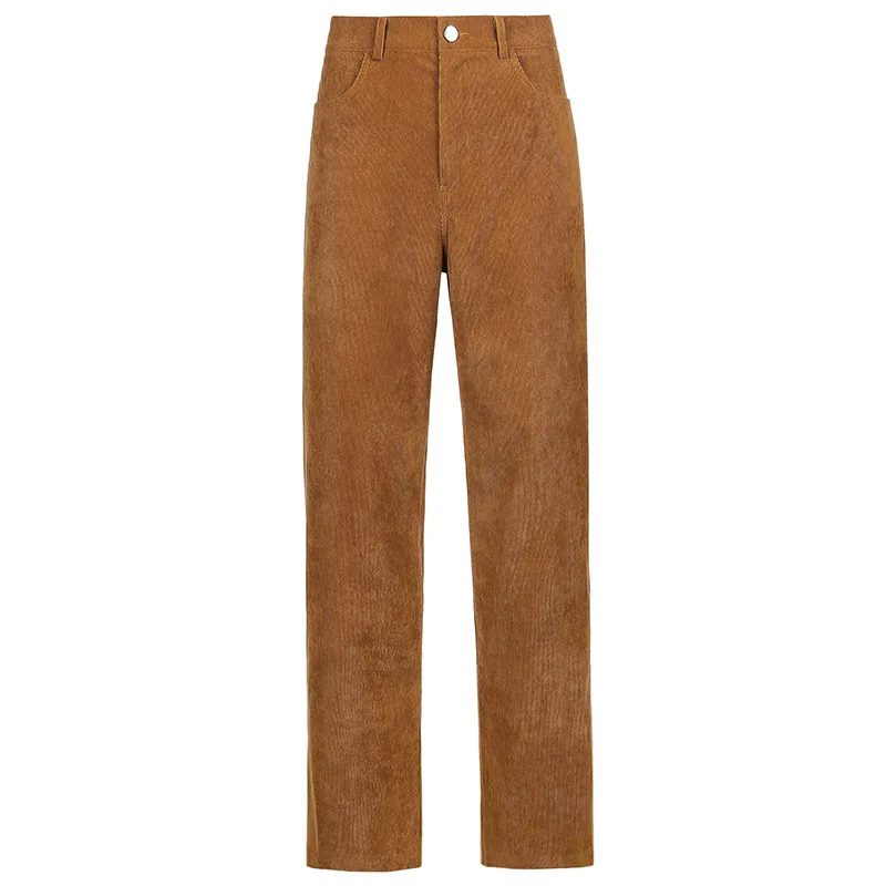 Oluolin Vintage Oversized Corduroy Baggy Pants High Waist Trousers Y2k Brown Wide Leg Pant Streetwear Loose Comfortable Jeans
Oluolin Vintage Oversized Corduroy Baggy Pants High Waist Trousers Y2k Brown Wide Leg Pant Streetwear Loose Comfortable Jeans