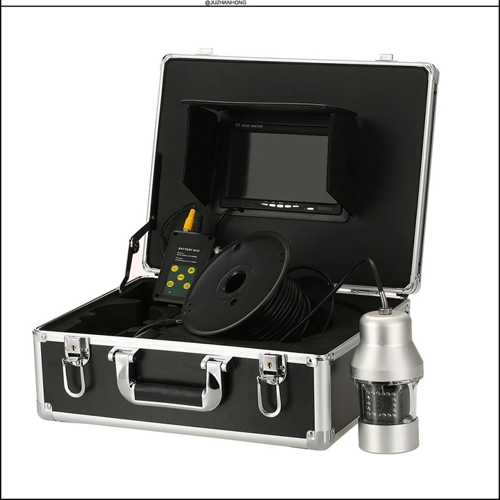 Подводная видеокамера с ЖК-дисплеем, 50 м, 7 дюймов
Подводная видеокамера с ЖК-дисплеем, 50 м, 7 дюймов