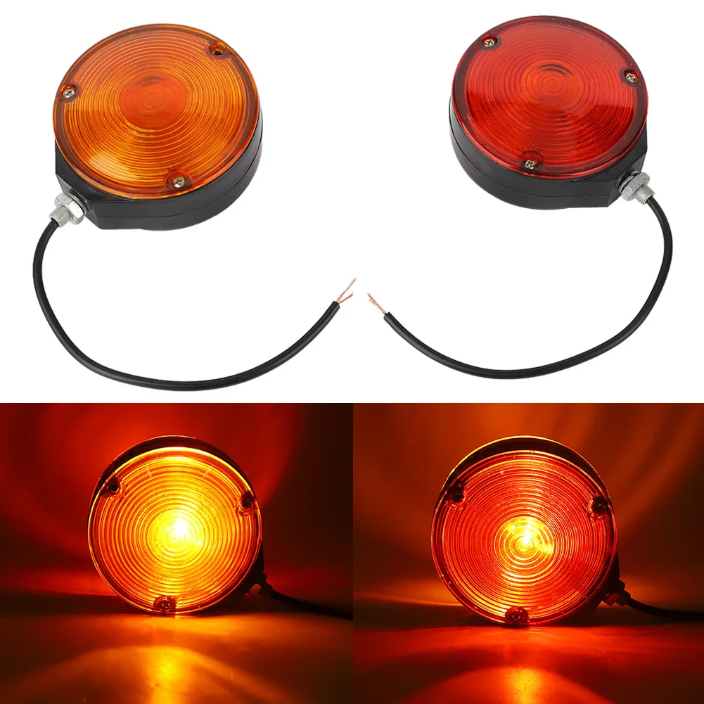 2PCS 12V Round Double Side LED Truck Trailer Car Side Marker Light Taillight Signal Lamp Kit For Truck, Trailer, Jeep, Boat, Bus
2PCS 12V Round Double Side LED Truck Trailer Car Side Marker Light Taillight Signal Lamp Kit For Truck, Trailer, Jeep, Boat, Bus