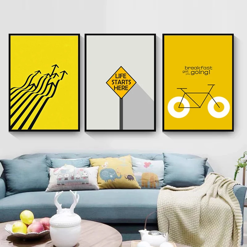 Modern Yellow Wavy Arrow Bike Road Sign Canvas Painting Wall Art Picture Abstract Nordic Poster Print Home Decor Office Decor
Modern Yellow Wavy Arrow Bike Road Sign Canvas Painting Wall Art Picture Abstract Nordic Poster Print Home Decor Office Decor