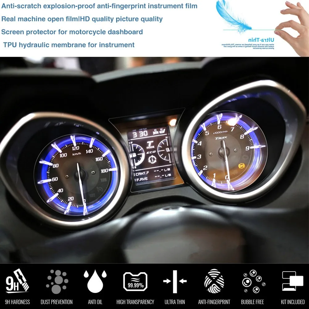 Crystal Clear Premium TPU Film Motorcycle Cluster Scratch Protection Film Screen Protector
Crystal Clear Premium TPU Film Motorcycle Cluster Scratch Protection Film Screen Protector