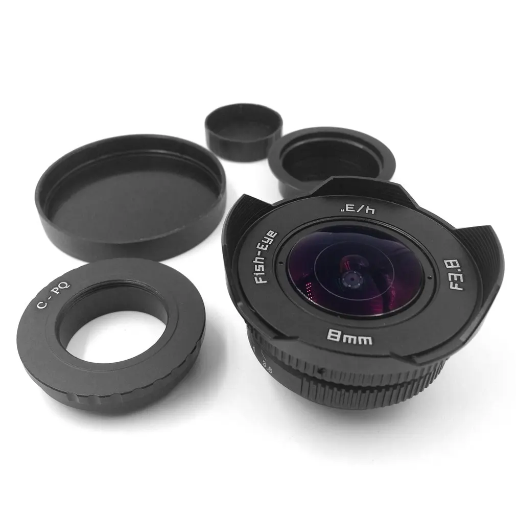 8 мм F3.8 для Micro Four Thirds Mount camera Fish eye C mount широкоугольный объектив рыбий глаз фокусное