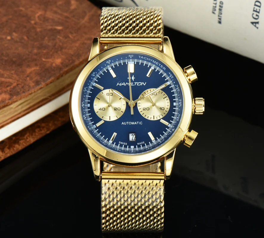 2021 new men's watch fashion belt Quartz 6-pin Business Hamilton watch best-selling watches luxury
2021 new men's watch fashion belt Quartz 6-pin Business Hamilton watch best-selling watches luxury