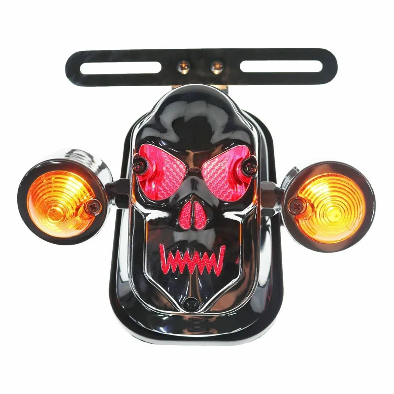 Хромированный хвостовой указатель поворота с черепом для Harley Softail FLSTN FLSTSC Classic 2005
Хромированный хвостовой указатель поворота с черепом для Harley Softail FLSTN FLSTSC Classic 2005