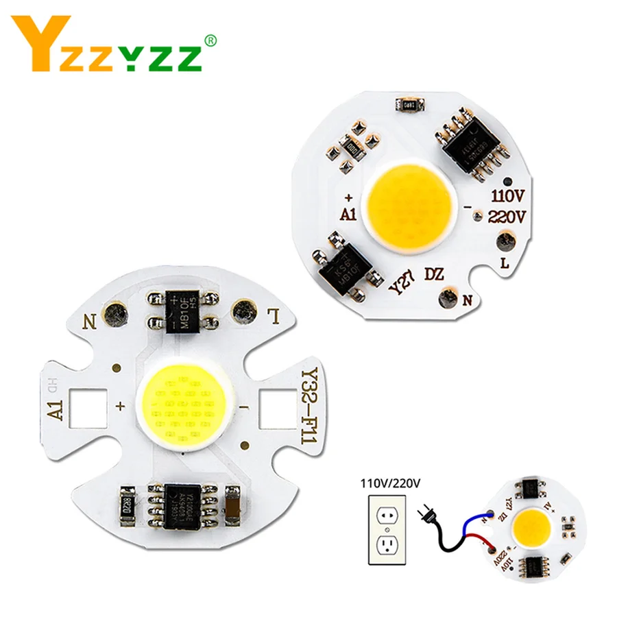 220V 110V Mini COB LED Chip Light Beads 3W 5W 7W 9W Round LED COB Chip Diode Lamp for Spotlight Not Need Driver DIY Floodlight
220V 110V Mini COB LED Chip Light Beads 3W 5W 7W 9W Round LED COB Chip Diode Lamp for Spotlight Not Need Driver DIY Floodlight