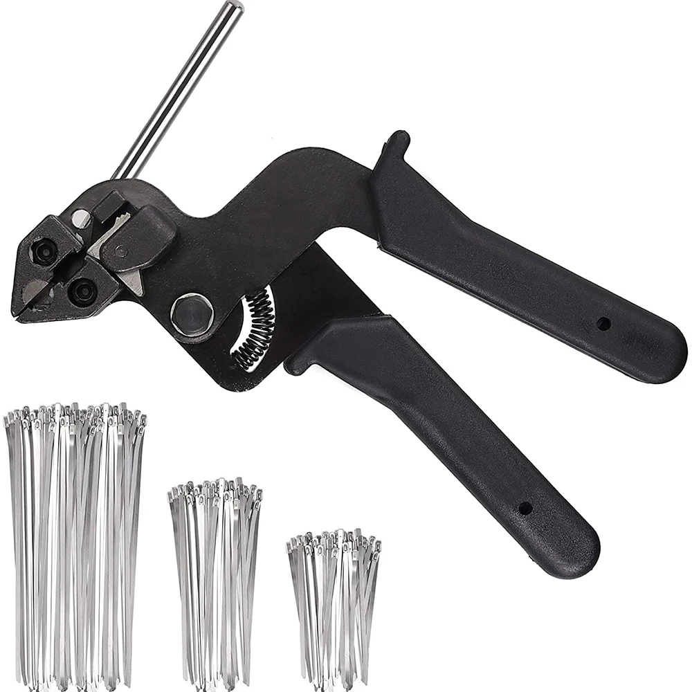201/301pcs/Set Stainless Steel Cable Tie Pliers Zip Tie Automatic Tension Cut Off Gun Special Pliers Fastening Tool
201/301pcs/Set Stainless Steel Cable Tie Pliers Zip Tie Automatic Tension Cut Off Gun Special Pliers Fastening Tool