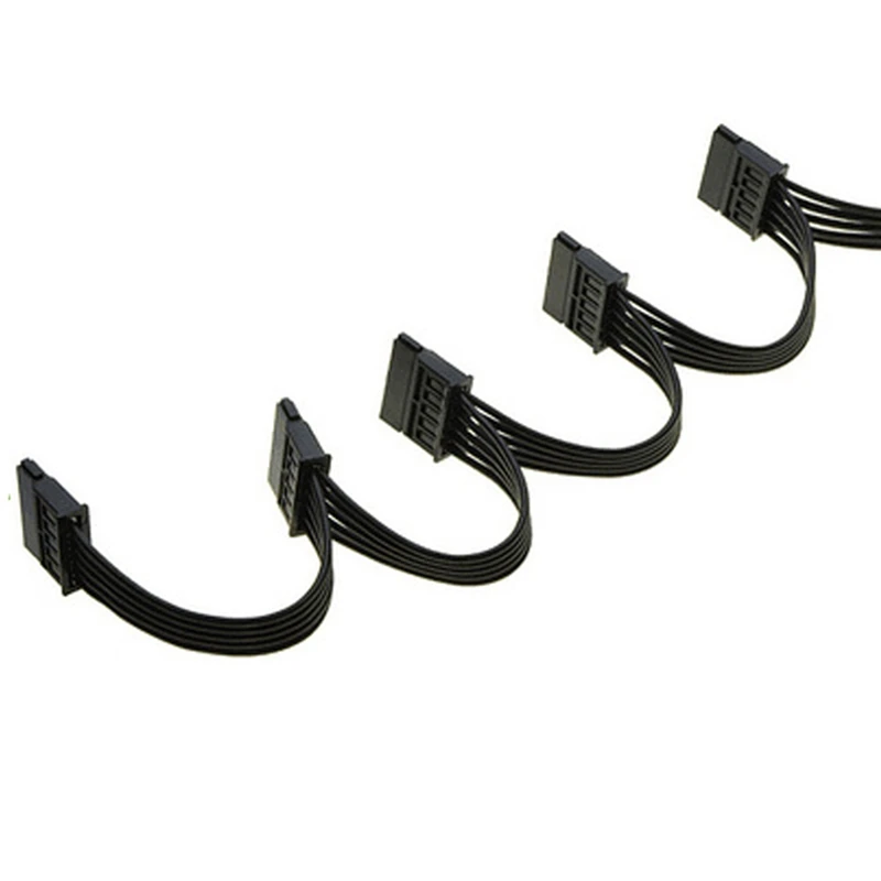 Hot-4Pin IDE 1 to 5 SATA 15Pin Hard Drive Power Supply Splitter Cable for DIY PC Sever 18AWG 4-Pin to 15-Pin Power
Hot-4Pin IDE 1 to 5 SATA 15Pin Hard Drive Power Supply Splitter Cable for DIY PC Sever 18AWG 4-Pin to 15-Pin Power