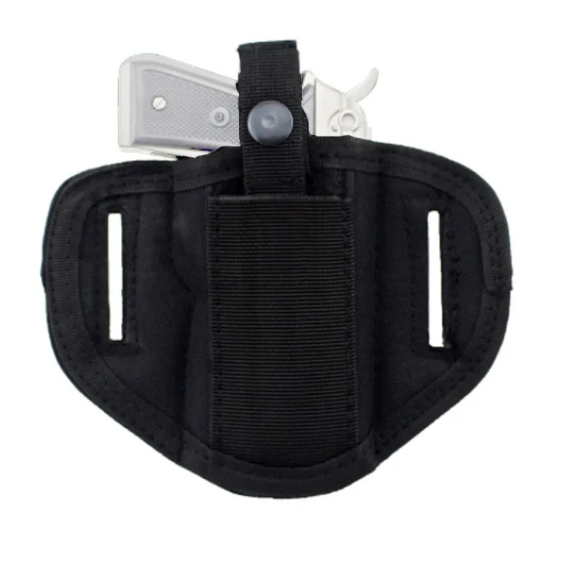 Tactical Pistol Holder Black Portable Holster Holder Bag for Shooting Hunting Accessories
Tactical Pistol Holder Black Portable Holster Holder Bag for Shooting Hunting Accessories