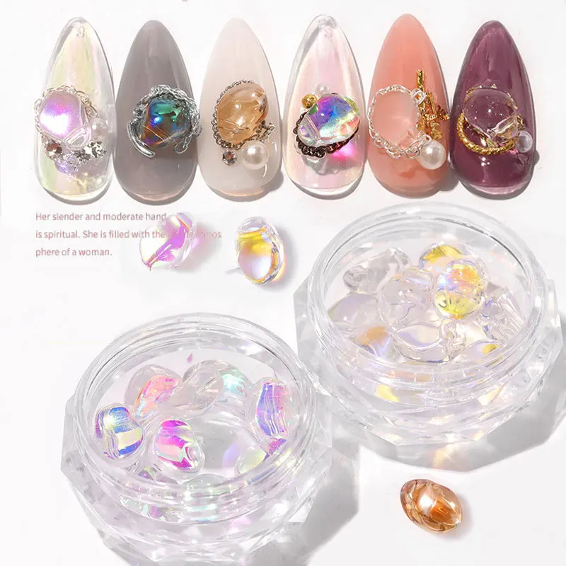 10pcs/lot 3D Nail Crystal Symphony Crystal Irregular Stone Nails Sticker Flat Back Nail Art Rhinestones Manicure Accessories
10pcs/lot 3D Nail Crystal Symphony Crystal Irregular Stone Nails Sticker Flat Back Nail Art Rhinestones Manicure Accessories