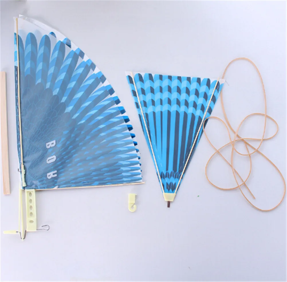 1Pcs Handmade DIY Rubber Band Power Bionic Air Plane Ornithopter Birds Models Science Kite Toys Children Adults Assembly Gift | Игрушки и