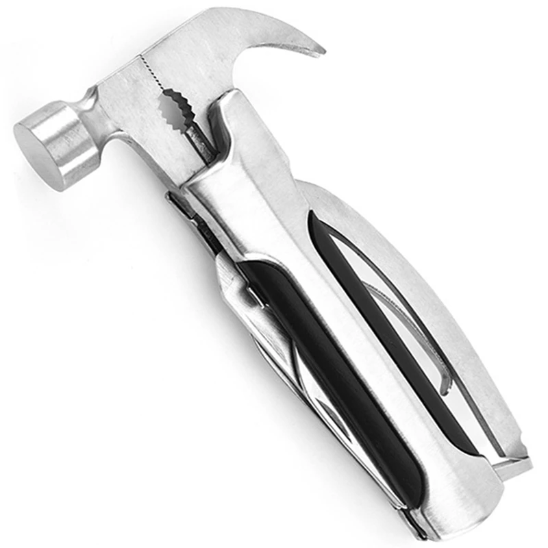 Stainless Steel Outdoor Claw Hammer Portable Multifunctional Tool Hammer Camping Combination Broken Window Hammer
Stainless Steel Outdoor Claw Hammer Portable Multifunctional Tool Hammer Camping Combination Broken Window Hammer