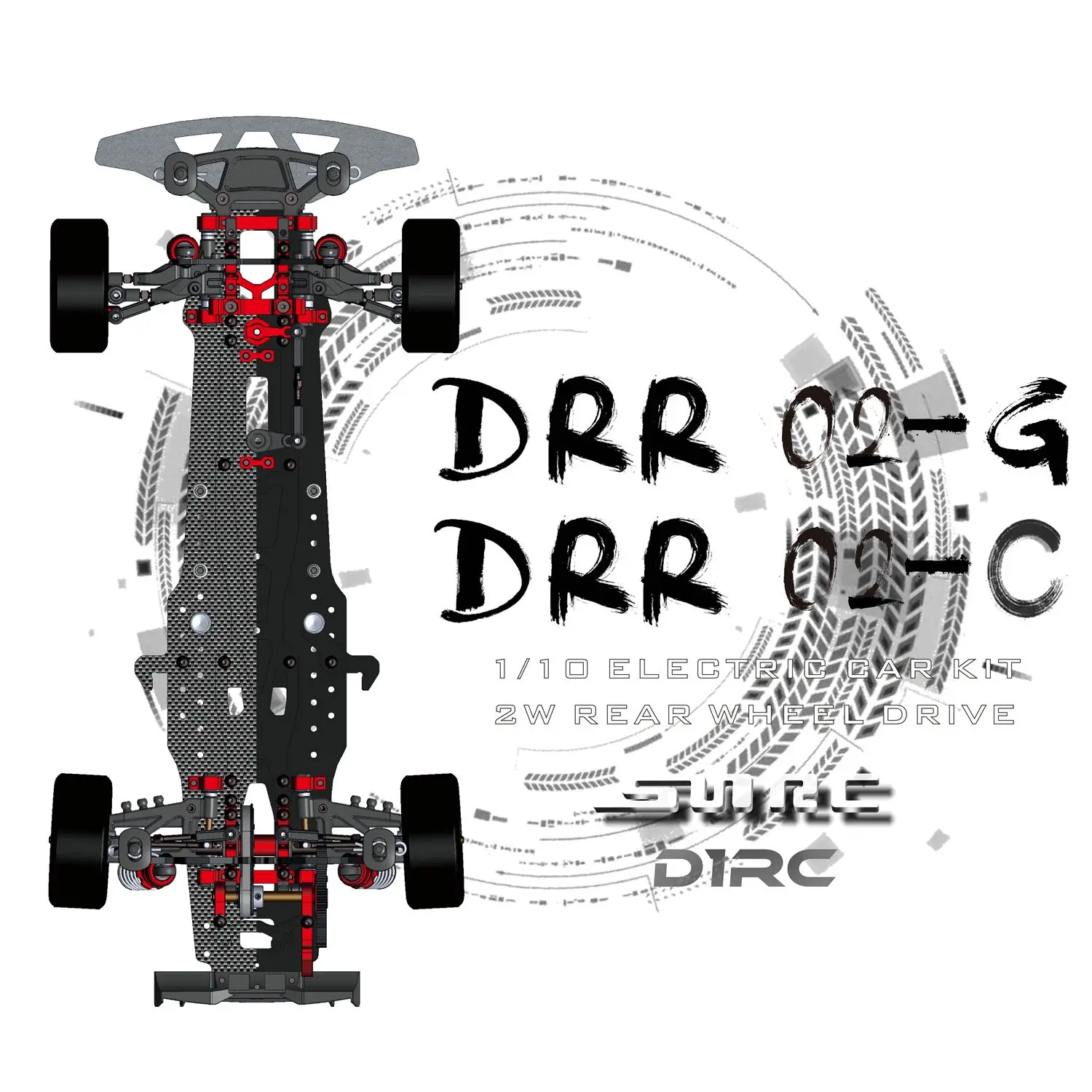 SN RC DRR02 C G DRR 02 1/10 2WD большой угол поворота POSTPOSITION пост привод дрейф