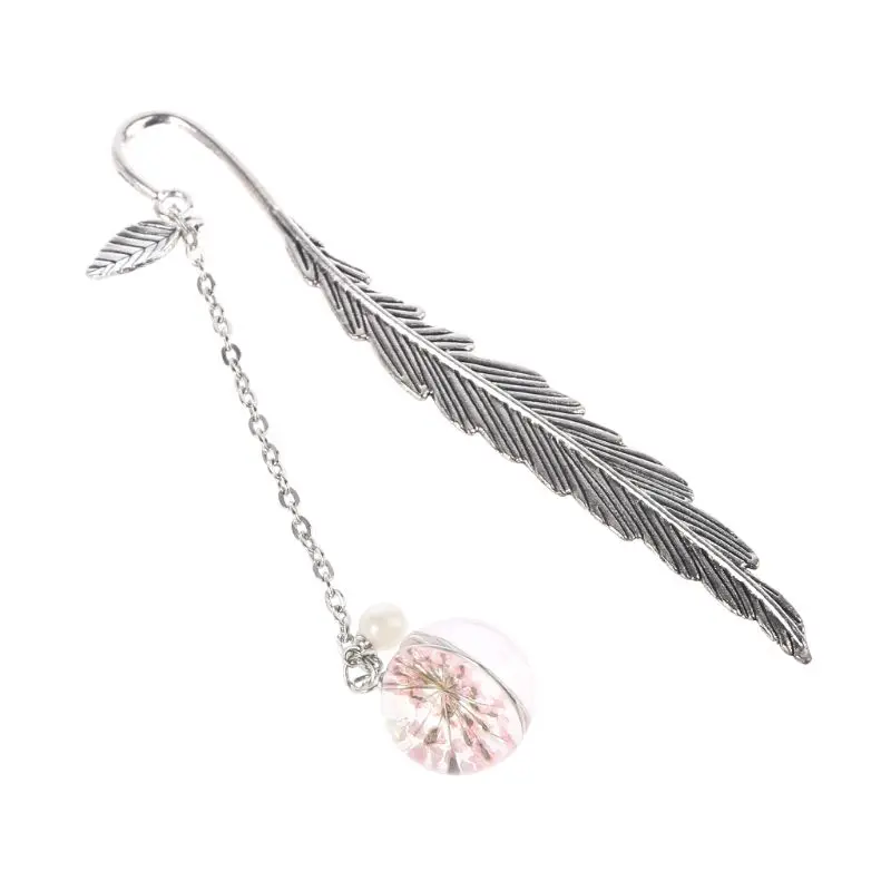 Retro Vintage Bookmark Feather Dried Flower Gypsophila Specimen Creative Metal Bookmarks Stationery Gift
Retro Vintage Bookmark Feather Dried Flower Gypsophila Specimen Creative Metal Bookmarks Stationery Gift