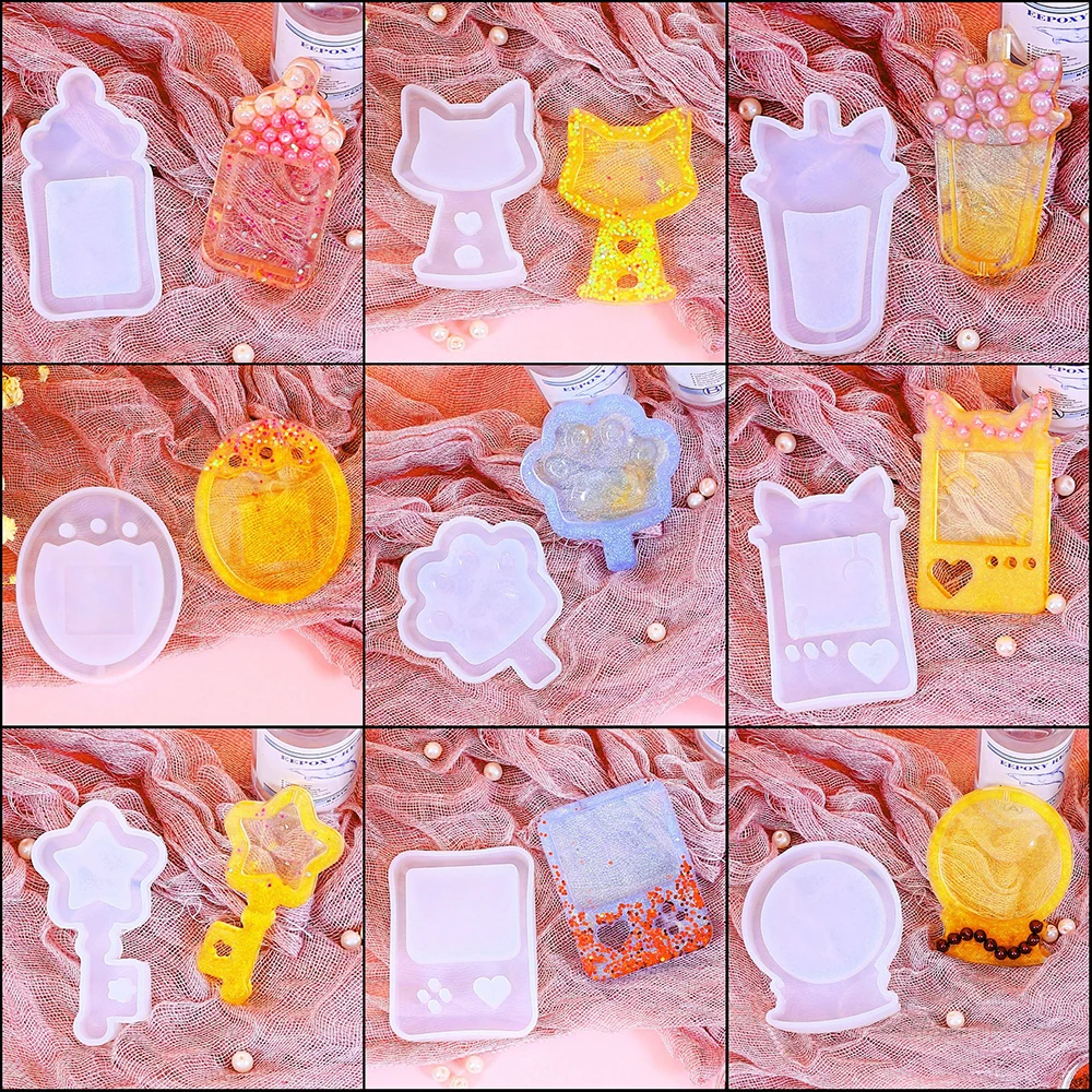 Lovely Silicone Mold Resin Heart Star Moon Ice Cream UV Epoxy Resin Moulds Key Chain Pendant Craft Tools Jewelry Supplies
Lovely Silicone Mold Resin Heart Star Moon Ice Cream UV Epoxy Resin Moulds Key Chain Pendant Craft Tools Jewelry Supplies