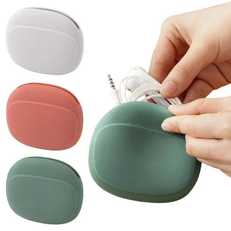3 Colors Simple Mini Silicone Earphone Storage Box Portable Mobile Phone Charging Data Cable Organizing Bag Small Object Storage
3 Colors Simple Mini Silicone Earphone Storage Box Portable Mobile Phone Charging Data Cable Organizing Bag Small Object Storage