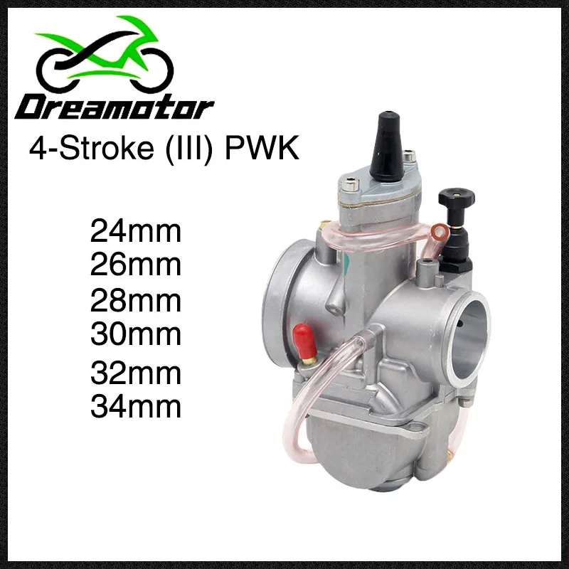 Dreamotor Universal PWK 24 26 28 30 32 34 2T 4T Motorcycle Carburetor With Power Jet For Yamaha For Mikuni Koso For ATV
Dreamotor Universal PWK 24 26 28 30 32 34 2T 4T Motorcycle Carburetor With Power Jet For Yamaha For Mikuni Koso For ATV