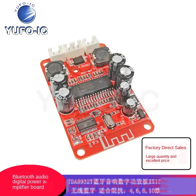 2pcs Bluetooth-compatible Audio Digital Amplifier Board Bluetooth-compatible Speaker Amplifier Module 2x15w Stereo Sound 10-24V
2pcs Bluetooth-compatible Audio Digital Amplifier Board Bluetooth-compatible Speaker Amplifier Module 2x15w Stereo Sound 10-24V