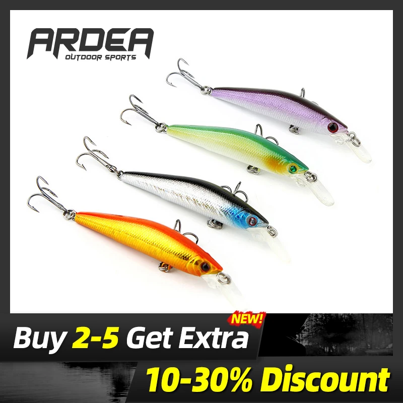 ARDEA minnow тонкий приманки для рыбалки 70 мм 4 5 г воблер твердая приманка Поплавок