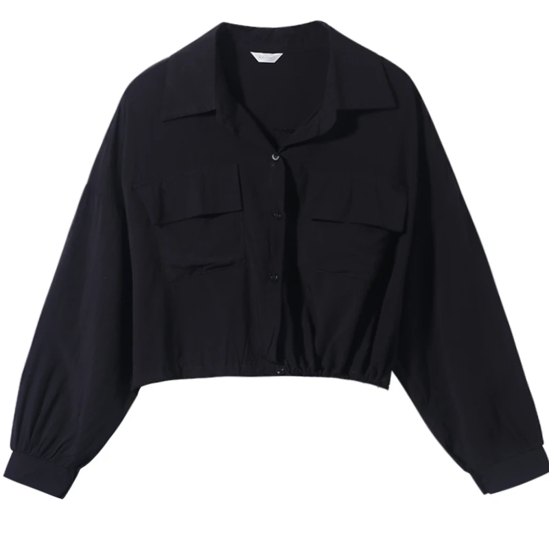 Autumn New Solid Color Blouse Harajuku Style V-neck Strapless Drawstring Long Sleeve Shirt Off The Shoulder Crop Tops Y283
Autumn New Solid Color Blouse Harajuku Style V-neck Strapless Drawstring Long Sleeve Shirt Off The Shoulder Crop Tops Y283