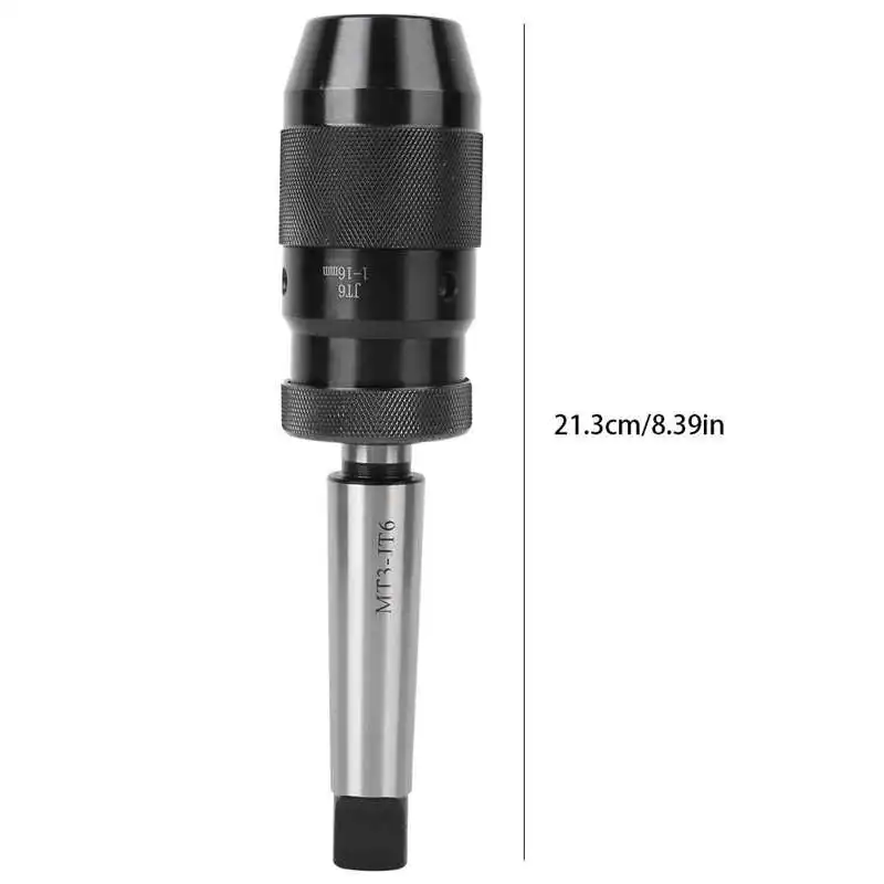 Drill Chuck MT3 JT6 1-16MM Self Tighten Drill Chuck Automatic Locking Keyless Drill Chuck milling collet chuck
Drill Chuck MT3 JT6 1-16MM Self Tighten Drill Chuck Automatic Locking Keyless Drill Chuck milling collet chuck