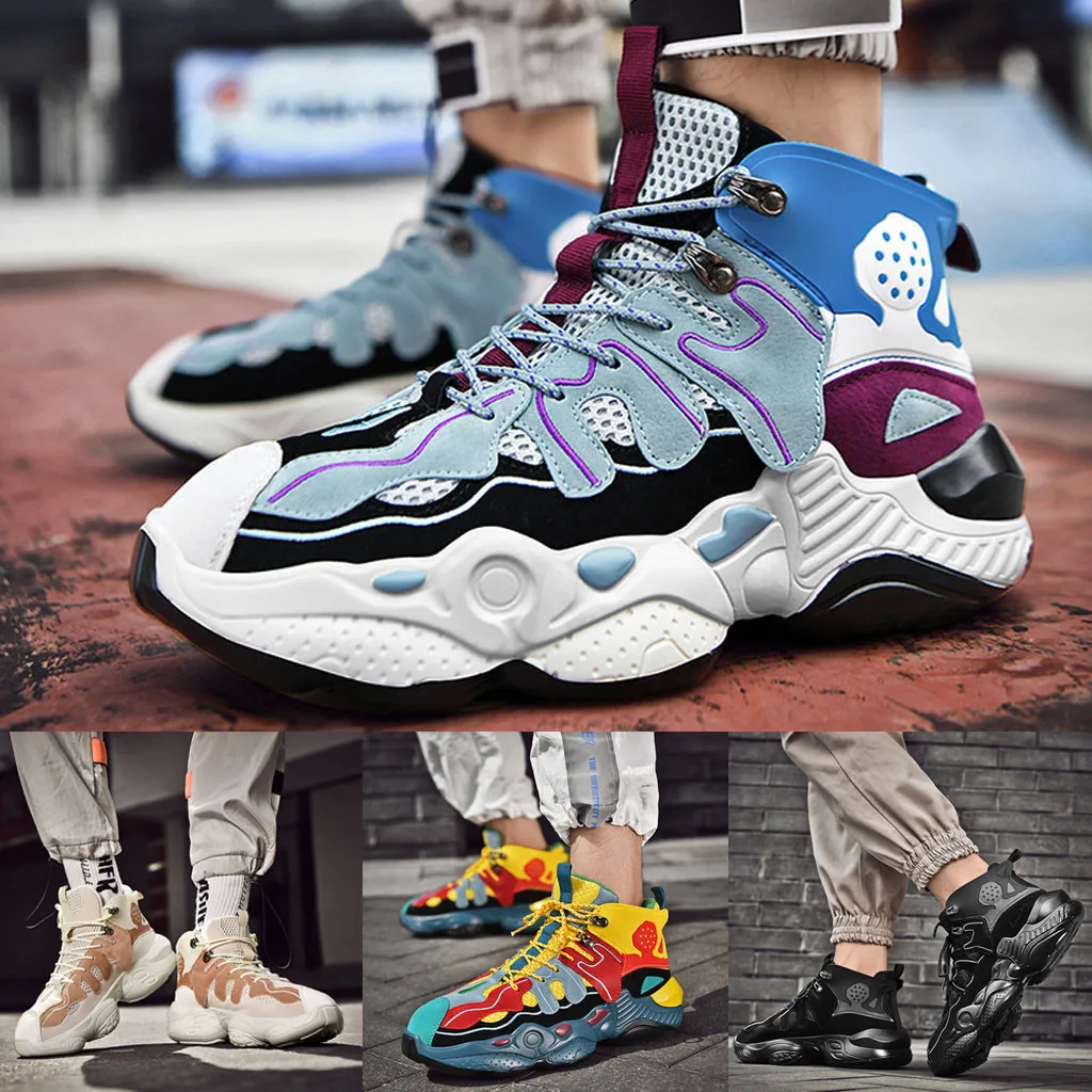 SAGACE Wild Sneakers Men Large Size High-Top Fly Woven Plus Velvet Soft Bottom Shoes Sneakers Couple Walking Sneakers Feminino
SAGACE Wild Sneakers Men Large Size High-Top Fly Woven Plus Velvet Soft Bottom Shoes Sneakers Couple Walking Sneakers Feminino