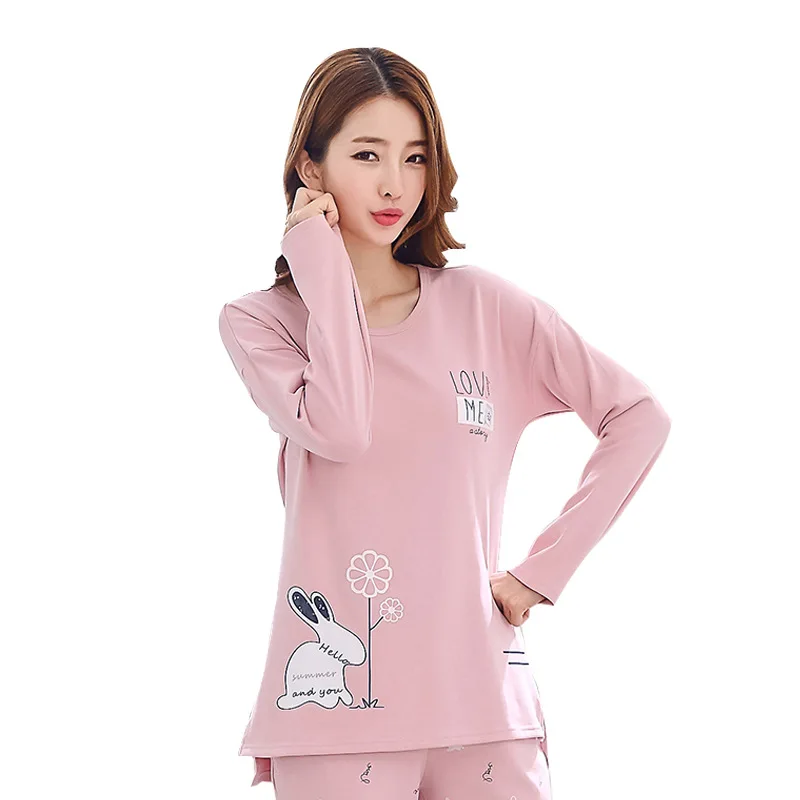 Summer autumn women cotton slim pajama sets cute casual indoor clothes for women
Summer autumn women cotton slim pajama sets cute casual indoor clothes for women