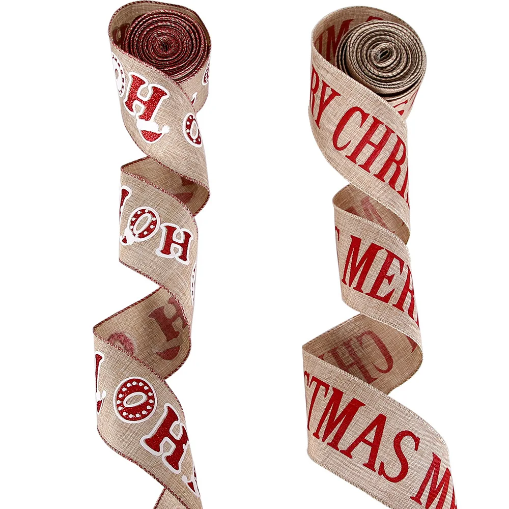 6m Christmas Ribbon Decoration DIY Imitation Hemp Christmas Letter Ribbon Home Mall Window Christmas Tree Decoration
6m Christmas Ribbon Decoration DIY Imitation Hemp Christmas Letter Ribbon Home Mall Window Christmas Tree Decoration