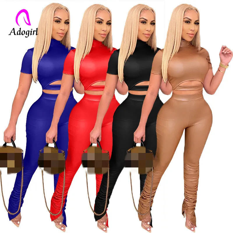 Tracksuit Solid Women Two Piece Sets 2021 Spring Lady Autumn Turtleneck Crop Tops High Waist Skinny Slit Stacked Pants Outfits
Tracksuit Solid Women Two Piece Sets 2021 Spring Lady Autumn Turtleneck Crop Tops High Waist Skinny Slit Stacked Pants Outfits