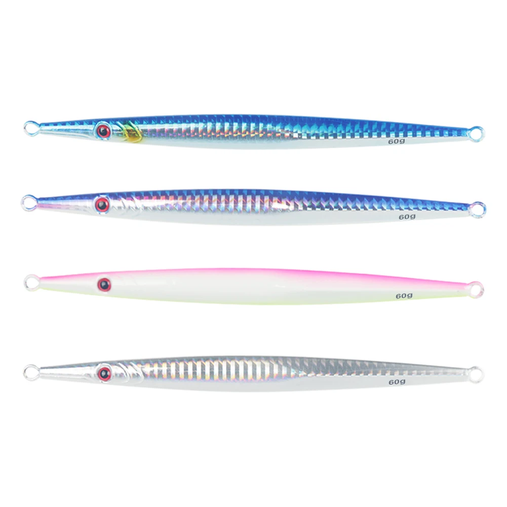 2021 Metal Jig Fishing Lure 15cm 60g Hard Bait Vertical Luminous Jigging Lure Saltwater Sinking Artificial Lure Saltwater Lures
2021 Metal Jig Fishing Lure 15cm 60g Hard Bait Vertical Luminous Jigging Lure Saltwater Sinking Artificial Lure Saltwater Lures