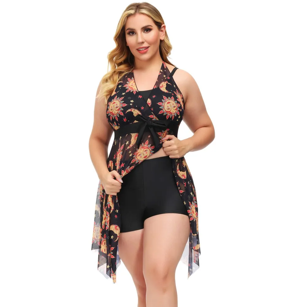 Bikini Set Women Swimwear Sexy Plus Size Floral Lady Separated Beach Bathing Swimsuit Dress+Boxer Brief Bathing Suit Belle Poque
Bikini Set Women Swimwear Sexy Plus Size Floral Lady Separated Beach Bathing Swimsuit Dress+Boxer Brief Bathing Suit Belle Poque