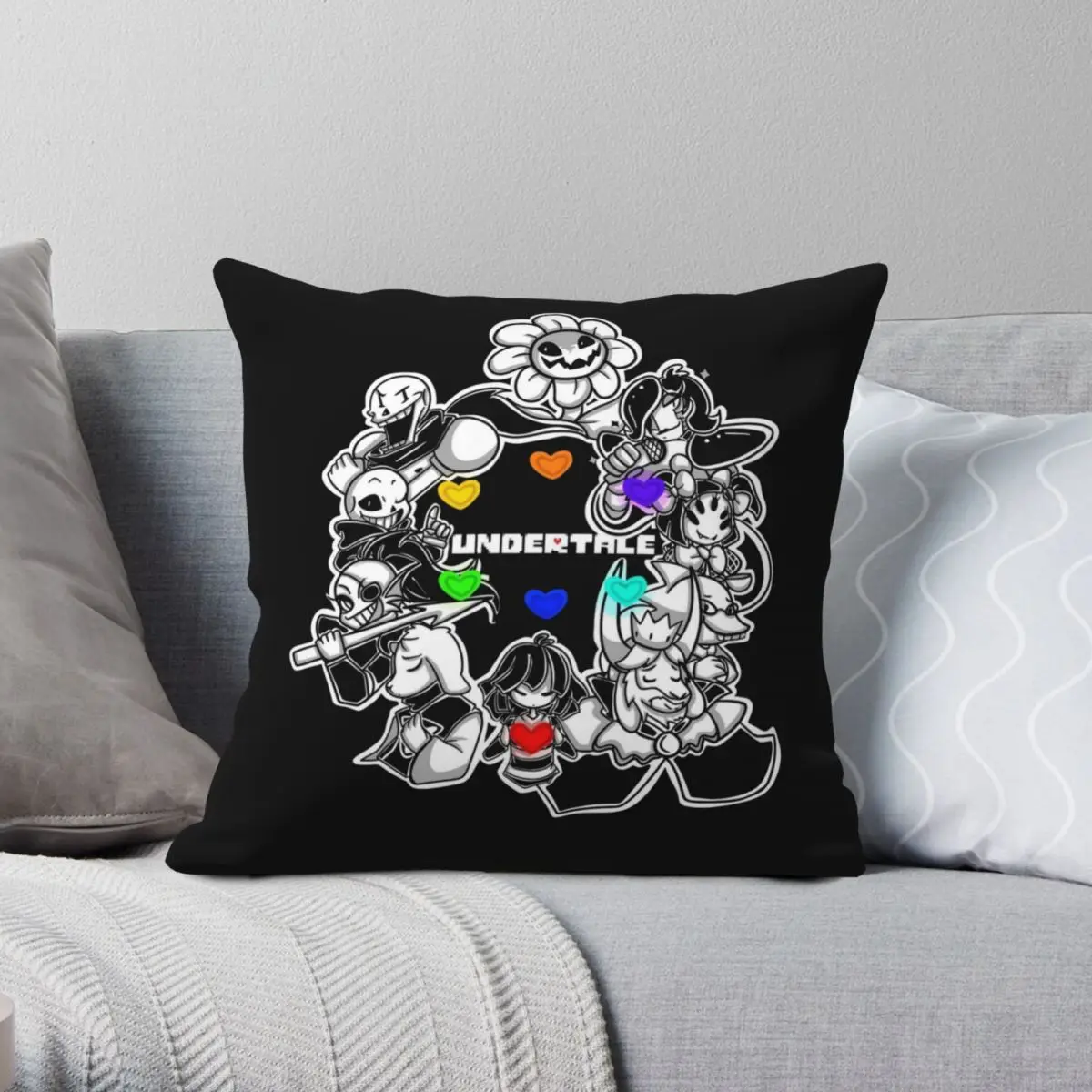 Undertale Square Pillowcase Polyester Linen Velvet Zip Decor Throw Pillow Case Home Cushion Cover 18"
Undertale Square Pillowcase Polyester Linen Velvet Zip Decor Throw Pillow Case Home Cushion Cover 18"