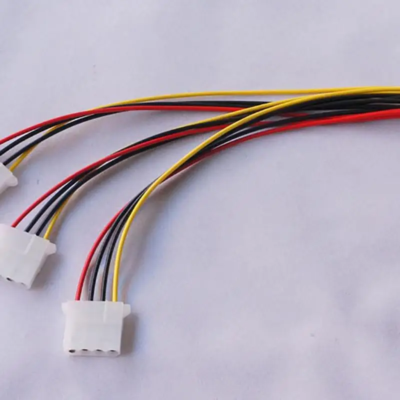 High Quality 22cm 4Pin IDE Power Cables HY1578 4 Pin 3 Female IDE Male Supply Power Molex port Splitter Cable to Adapter I0Q5
High Quality 22cm 4Pin IDE Power Cables HY1578 4 Pin 3 Female IDE Male Supply Power Molex port Splitter Cable to Adapter I0Q5