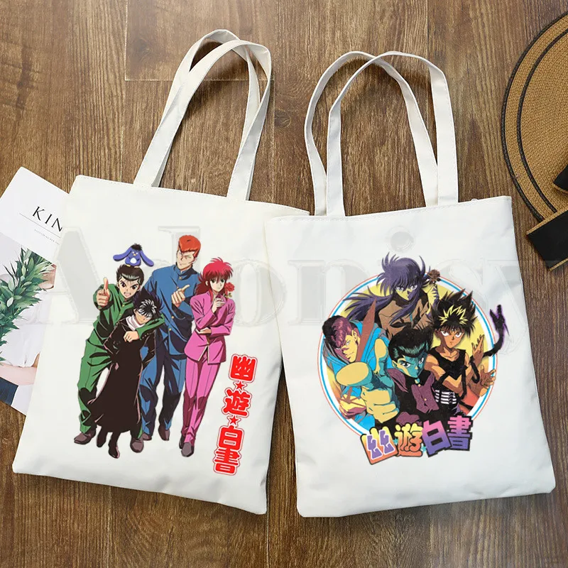 Yu Yu Hakusho Anime Manga Yusuke Urameshi Kurama Handbags Shoulder Bags Casual Shopping Girls Handbag Women Elegant Canvas Bag
Yu Yu Hakusho Anime Manga Yusuke Urameshi Kurama Handbags Shoulder Bags Casual Shopping Girls Handbag Women Elegant Canvas Bag
