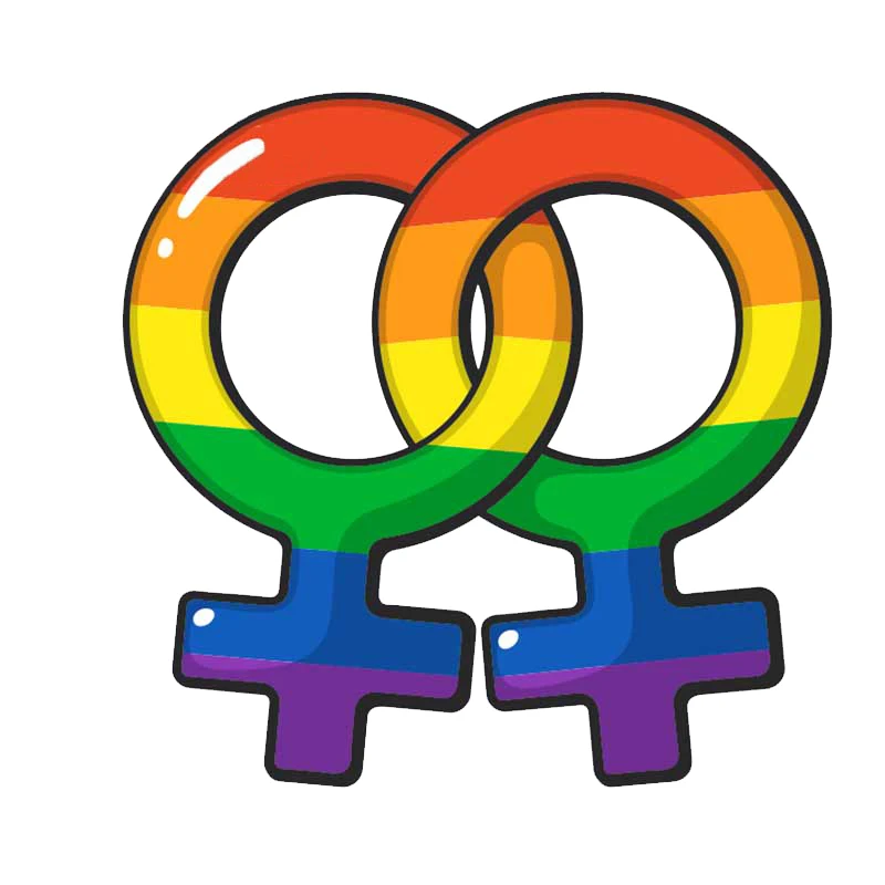 13cm x 12.7cm for Gay Pride Women LGBT Rainbow Symbol Car Stickers Vinyl Car Decal DIY Waterproof 3D
13cm x 12.7cm for Gay Pride Women LGBT Rainbow Symbol Car Stickers Vinyl Car Decal DIY Waterproof 3D