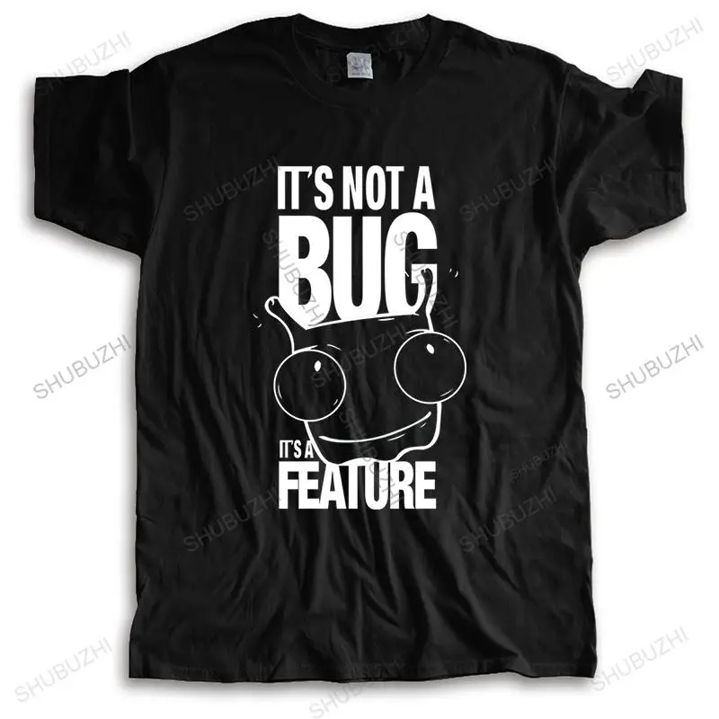 Cotton summer Vintage Tshirt Men Crew Neck Tops It's Not A Bug It's A Feature Bigger Size Homme brand T-shirt unisex teeshirt
Cotton summer Vintage Tshirt Men Crew Neck Tops It's Not A Bug It's A Feature Bigger Size Homme brand T-shirt unisex teeshirt