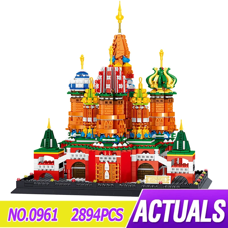0961 2894PCS Architecture Building Blocks Toys The Saint Basil's Cathedral Model Assembly Building Blocks Toys For Children
0961 2894PCS Architecture Building Blocks Toys The Saint Basil's Cathedral Model Assembly Building Blocks Toys For Children