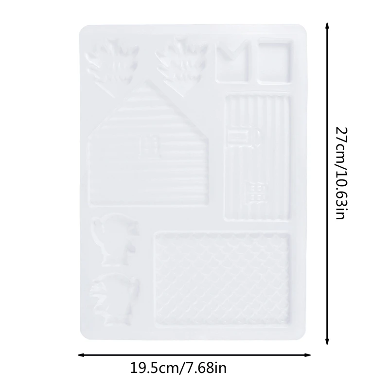 Christmas Cartoon House Design DIY Plastic 3D Cake Chocolate Cookies Mold Decoration Mold Cake Cooking Handmade Biscuit House
Christmas Cartoon House Design DIY Plastic 3D Cake Chocolate Cookies Mold Decoration Mold Cake Cooking Handmade Biscuit House