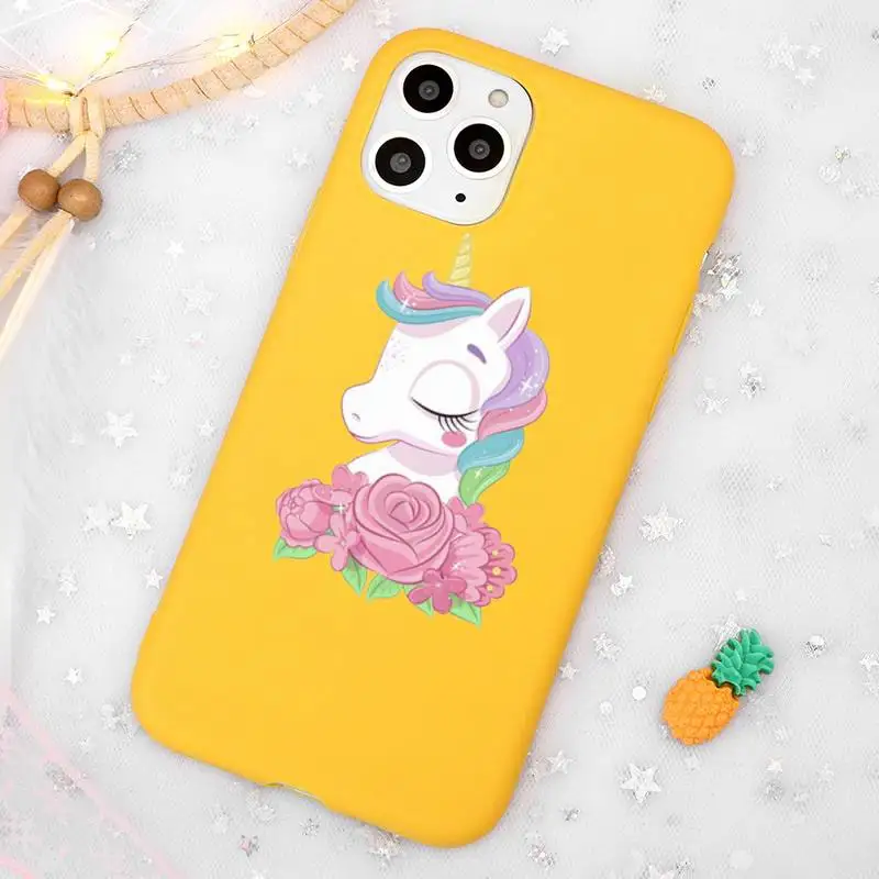 Cute Cold Funny Unicorn Horse Phone Case Candy Color Yellow for iPhone 11 12 pro XS MAX 8 7 6 6S Plus X 5S SE 2020 XR
Cute Cold Funny Unicorn Horse Phone Case Candy Color Yellow for iPhone 11 12 pro XS MAX 8 7 6 6S Plus X 5S SE 2020 XR