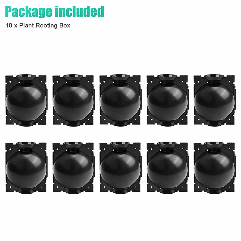 10pcs Plant Rooting Boxes Plants Grow Breeding Tools Garden Supplies High Pressure Propagation Ball Graft Box Nursery Trays
10pcs Plant Rooting Boxes Plants Grow Breeding Tools Garden Supplies High Pressure Propagation Ball Graft Box Nursery Trays